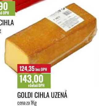 Ratio Goldi cihla uzená cena za 1kg nabídka