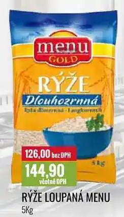 Ratio Rýže loupaná menu 5kg nabídka