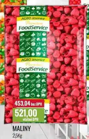 Ratio Maliny 2,5kg nabídka