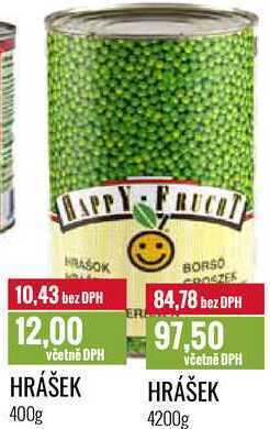 Ratio Hrášek 400g, 4200g nabídka