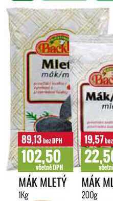 Ratio Mák mletý 1 kg nabídka