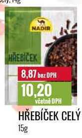 Ratio Hřebíček celý 15g nabídka