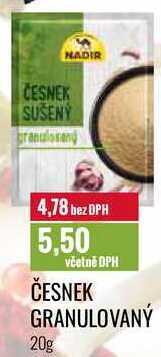 Ratio Česnek granulovaný 20g nabídka