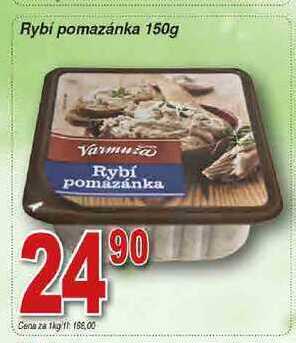 Hruška Varmuža rybí pomazánka 150g nabídka