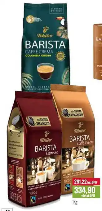 Ratio Tchibo barista 1 kg nabídka