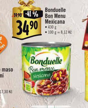 Albert Bonduelle bon menu mexicana nabídka