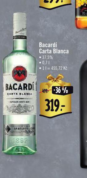 Albert Bacardi carta blanca nabídka