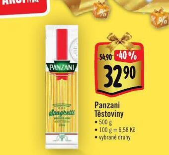 Albert Panzani těstoviny nabídka