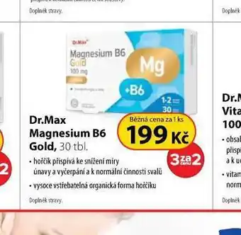 Dr. Max Dr. max magnesium b6 gold nabídka