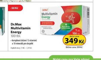 Dr. Max Dr. max multivitamin energy nabídka