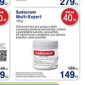 Benu Sudocrem multi-expert nabídka