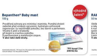 Benu Bepanthen baby mast nabídka