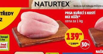 Penny Market Prsa kuřecí s kostí bez kůže nabídka