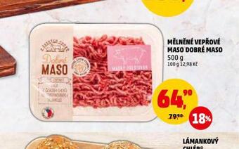 Penny Market Mělněné vepřové maso nabídka