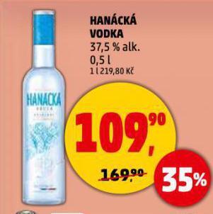 Penny Market Hanácká vodka nabídka