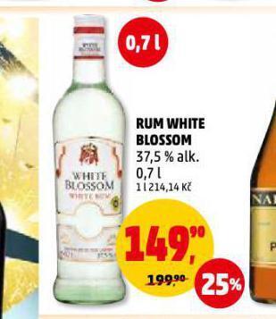 Penny Market Rum white blossom nabídka
