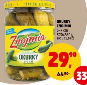 Penny Market Okurky znojmia nabídka