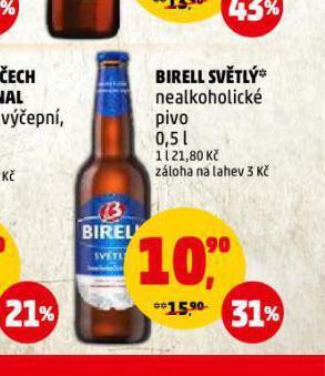 Penny Market Pivo birell nealko nabídka