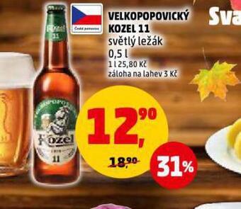 Penny Market Pivo velkopopovický kozel 11 nabídka