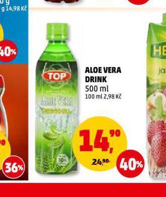 Penny Market Aloe vera drink nabídka