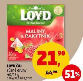 Penny Market Loyd čaj nabídka