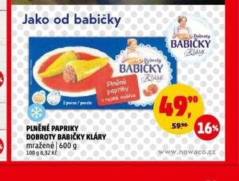 Penny Market Plněné papriky dobroty babičky kláry nabídka