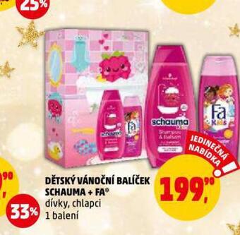 Penny Market Dětský vánoční balíček schauma + fa nabídka