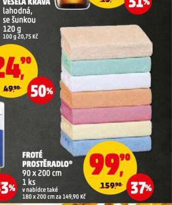 Penny Market Froté prostěradlo nabídka