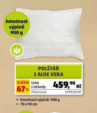Penny Market Polštář s aloe vera nabídka