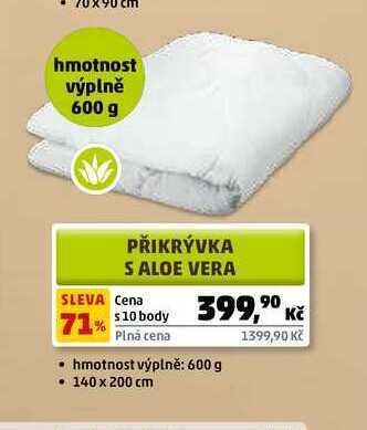 Penny Market Přikrývka s aloe vera nabídka