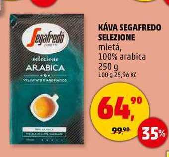 Penny Market Káva segafredo selezione mletá, 100% arabica, 250 g nabídka