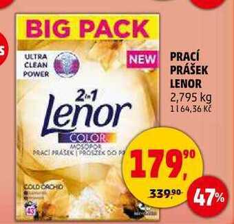 Penny Market Prací prášek lenor, 2,795 kg nabídka