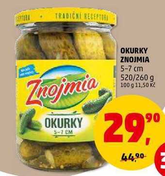 Penny Market Okurky znojmia 5-7 cm, 520 g nabídka