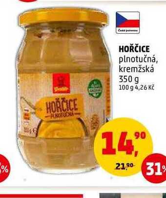 Penny Market Hořčice, 350 g nabídka