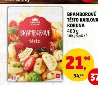 Penny Market Bramborové těsto karlova koruna, 400 g nabídka