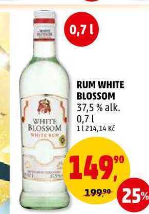 Penny Market Rum white blossom, 0,7 l nabídka