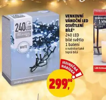 Penny Market Vánoční led osvětlení bílé nabídka