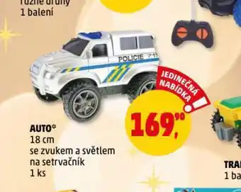 Penny Market Auto se zvukem a světlem na setrvačník nabídka