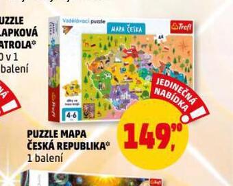 Penny Market Puzzle mapa česká republika nabídka