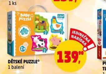 Penny Market Dětské puzzle nabídka