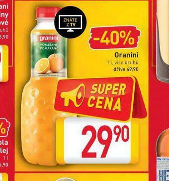 Billa Granini nabídka