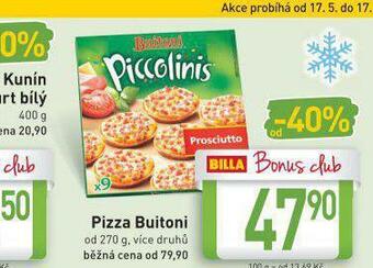 Billa Pizza buitoni nabídka