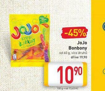 Billa JOJO BONBONY nabídka