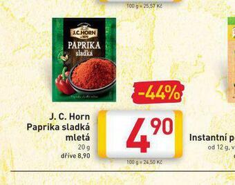 Billa J.C.HORN PAPRIKA SLADKÁ MLETÁ nabídka
