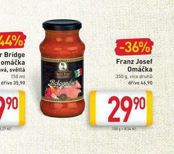 Billa Franz josef omáčka nabídka