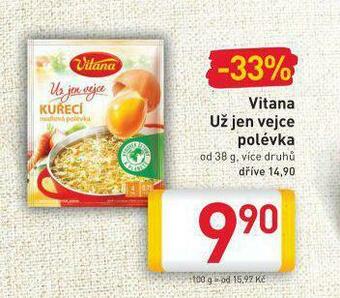 Billa Vitana už jen vejce polévka nabídka