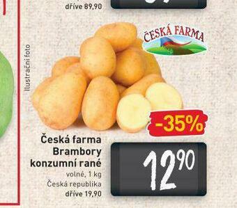 Billa Brambory konzumní rané nabídka