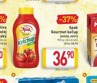 Billa Spak gourmet kečup nabídka