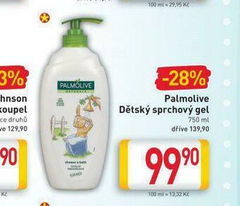 Billa Palmolive dětský sprchový gel nabídka