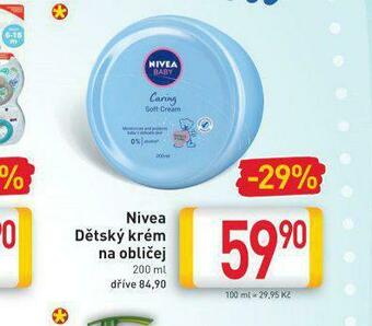 Billa Nivea dětský krém na obličej nabídka